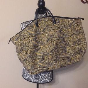 Beautiful Large Paisley Duffle Bag